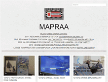 Tablet Screenshot of mapra.onlyart.tv
